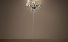 Tall Standing Chandelier Lamps