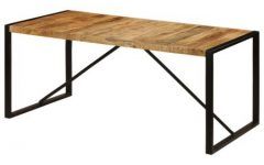 2024 Popular Alfie Mango Solid Wood Dining Tables