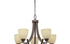 2024 Popular Crofoot 5-light Shaded Chandeliers