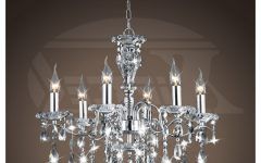 Crystal Chrome Chandeliers