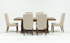 Caden 7 Piece Dining Sets with Upholstered Side Chair