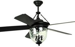 15 Photos 52 Inch Outdoor Ceiling Fans with Lights
