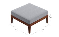 10 Best Ideas Ottomans with Walnut Wooden Base