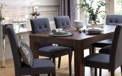 Dark Brown Wood Dining Tables