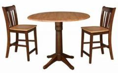 25 Photos Dawid Counter Height Pedestal Dining Tables