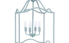 Turquoise Lantern Chandeliers