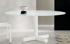 Large White Round Dining Tables