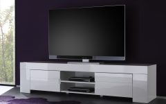 White High Gloss Tv Stands