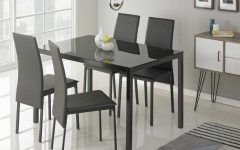 2024 Best of Cheap Glass Dining Tables and 4 Chairs