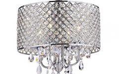 Crystal and Chrome Chandeliers