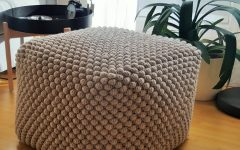 Top 10 of Beige Cotton Pouf Ottomans