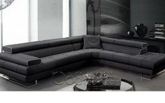 15 Best Ideas Tenny Dark Grey 2 Piece Left Facing Chaise Sectionals with 2 Headrest