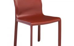 20 Best Collection of Red Leather Dining Chairs