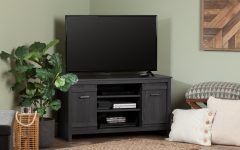Farmhouse Tv Stands for 75" Flat Screen with Console Table Storage Cabinet