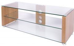 Glass and Oak Tv Stands