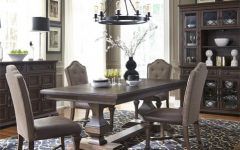 Vintage Brown Round Dining Tables