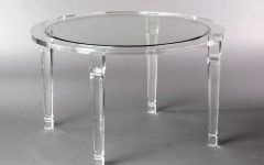 20 Inspirations Round Acrylic Dining Tables