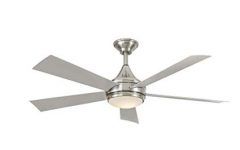 15 Inspirations Stainless Steel Outdoor Ceiling Fans with Light