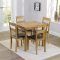 Oak Extending Dining Tables and 4 Chairs