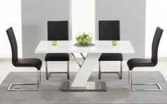 20 Ideas of High Gloss Dining Tables Sets