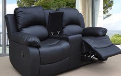 2 Seater Recliner Leather Sofas