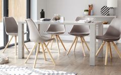 2024 Latest Dining Tables with Grey Chairs