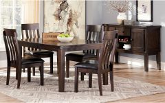 Craftsman 9 Piece Extension Dining Sets with Uph Side Chairs