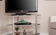 20 Best Collection of Silver Corner Tv Stands