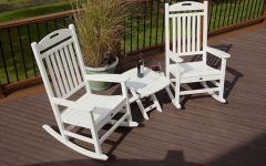 15 Best Ideas Patio Rocking Chairs and Table
