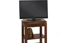 Wood Rotating Tray Tv Stands
