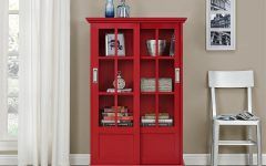 Red Bookcases