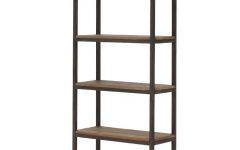 Iron and Wood Bookcases