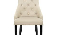 20 Ideas of Cream Leather Dining Chairs