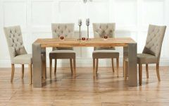 Extendable Oak Dining Tables and Chairs