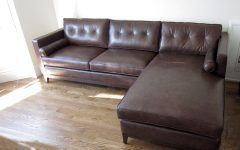 15 Photos Leather Chaise Lounge Sofas