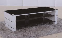 2024 Latest Black Gloss Tv Stands