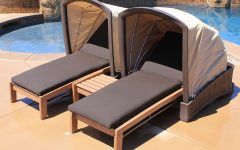 2024 Latest Outdoor Chaise Lounge Chairs with Canopy