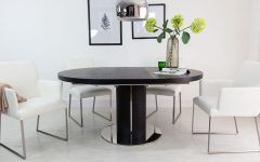 Black Extendable Dining Tables Sets