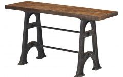 Layered Wood Small Square Console Tables