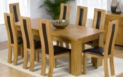 Oak Dining Tables 8 Chairs