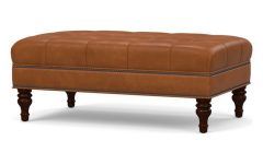 10 Best Camber Caramel Leather Ottomans