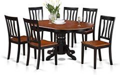 2024 Best of Craftsman 5 Piece Round Dining Sets with Uph Side Chairs