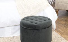 Top 10 of Gray Wool Pouf Ottomans