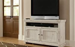 2024 Latest Rustic White Tv Stands