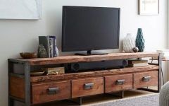 Top 10 of Reclaimed Elm Wood Tv Stands