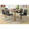 Chandler 7 Piece Extension Dining Sets with Wood Side Chairs