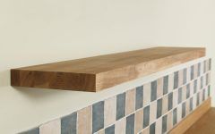 15 Collection of Solid Oak Shelves