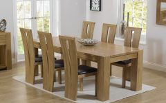 20 Photos Oak Dining Tables with 6 Chairs