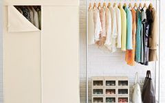  Best 10+ of Wardrobes with Cover Clothes Rack