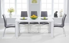 White Gloss Dining Tables Sets